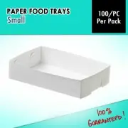 Paper Takeaway Food Tray 100Pk MS Small Wedding Cupcake Cake Boxes Disposable