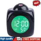 Electronic Alarm Clock Creative Projection Clock LED for Home Bedroom Decoration