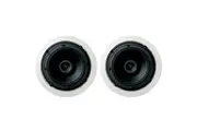 2pc Jamo 6.5CS-T Loudspeakers Woofer Home Music Audio Entertainment White