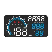 G11 Universal HUD GPS Head Up Display Speedometer Odometer LED Display Windscreen Projector with Overspeed Fatigue Drivi