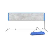 4m Adjustable Portable Sports Net for Volleyball Tennis Badminton Soccer Blue