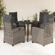 Garden Dining Set, Patio Furniture, Chairs, Outdoor Table and Chair Sets, Poly Rattan, Outdoor Furniture