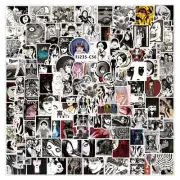 110pcs Horror Movie Junji Ito tomie Vinyl Stickers Decals Laptop Luggage Fridge