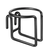 Euyehn Shopping Cart Cup Holder, Stroller Organizer, Metal Shopping Cart Hanging Coffee Cup Beverage Cup Holder, Metal Water Bottle Holder For Coffee Tumbler Sports Water Bottle