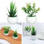 Plants Artificial Aloe Plants Bonsai Fake Flowers Office Table Potted Ornaments