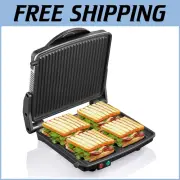 Ultimate Non-Stick Electric Grill - Compact Gourmet Sandwich Maker for Travelers