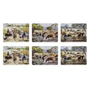 Ashdene Dining Kitchen Grazing Paddocks Cork Back Placemats Set 6