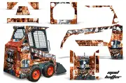 Graphics Kit Decal Wrap For Bobcat Skidsteer Mini Loader Skid Steer HATTER W O