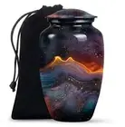 Eternity's Embrace: Abstract Urn for Heartfelt Cremation Memory