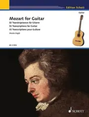 Mozart for Guitar Solo 32 Transcriptions Classical Sheet Music Schott Book