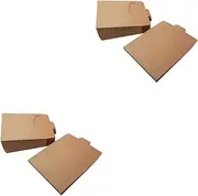 Baluue 2 Sets 50pcs Kraft Paper Bag CD Pouch Kraft Padded Envelopes CD Bag Brown Cardboard Bags CD Envelopes File Envelope Pouches CD Storage Kraft Bag Kraft Envelope CD Sleeve CD Holder