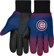 FOCO NFL Adult Size Work Gloves (Chicago Cubs), Team Color