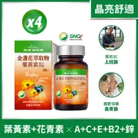 在飛比找PChome24h購物優惠-金車補給園 金盞花萃取物葉黃素(30粒/瓶)x4瓶