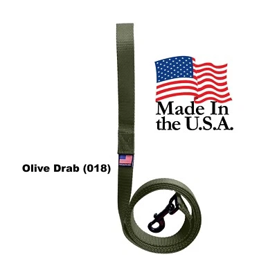 Dog Leash Lead Long Obedience Recall Training Tracker OLIVE DRAB Made in the USA