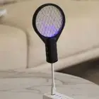 USB Fly Bug Zapper UV Light Insect Racket Mosquito Swatter Trap Camping