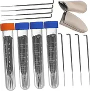 Hohopeti Wool Felt Tool Set Needle Kit Punch Needle Kit for Adults 36-42 Gauge Craft DIY