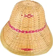 BESTYASH Bamboo Straw Sun Hat Stylish Woven Sun Visor Cap for UV Protection Outdoor Headgear for Summer Parties and Travel Traditional Craftsmanship and Material