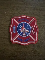 Crafton Fire Department Patch. Patriotic Red, White And Blue Patch. Real Nice.