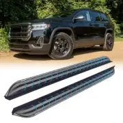 Black Running Board fits for GMC Acadia 2018-2023 Side Step Nerf Bars Side Stair