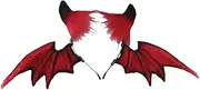 [Oxtxuzdm] Bat Headbands Cosplay Devil Wing Hairbands Dark Headwear Makeup Washing Face Gadget Birthday Party