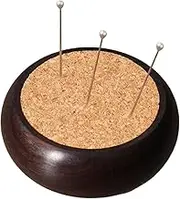 YRTUOP Cork Pin Cushion | Cork Sewing Needle Cushion Holder - Portable Handcraft Tool Versatile Quilting Accessories for Mom Friends Family