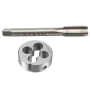 3/8-28UN Tap and Die Set HSS Right Hand Thread 3/8-28UNC Tap + 3/8-28 Die