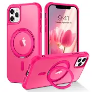 For iPhone 15 14 13 12 11 Pro Max Mag Safe Case Magnetic Ring Holder Stand Cover