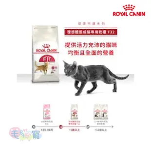 【法國皇家Royal Canin】理想體重三圍成貓專用乾糧 F32 10KG/15KG 毛貓寵