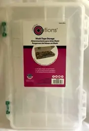 Creative Options Tape Storage 3-28 Adjustable Comp. 14.125"L x 9.125"W x 2"H