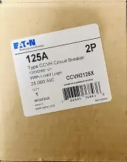 Eaton CCVH2125X 125 Amp 120/240 V 2 Pole Circuit Breaker