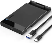 SuperSpeed 2.5 SATA to USB 3.1 Hard Drive Enclosure Case for Laptop HDD SSD UASP