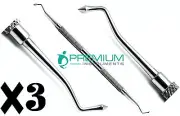 3 Pcs Westcott 746-2 Dental Amalgam Composite Plastic Filling Instruments