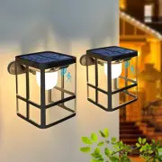 Solar Wall Lights Outdoor, Aluminum Sconce Motion Sensor Lights with 3 Modes,...