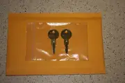 PRM01-PRM50 Two Key For T-Handle Camper or Timeline pickup/RV Topper Pop Out key