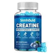 Creatine Monohydrate Gummies 60 Gummies Delicious Supplement for Muscle Support