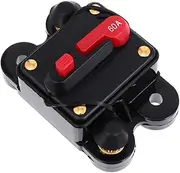 JECOMPRIS Car Circuit Breaker Circuit Breaker Panel Inline Fuse Inverter Air Circuit Breaker Amps Automotive Circuit Breaker Car Parts Auto Car Fuse Circuit Breaker PVC Black