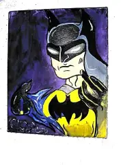 Hand-painted Canvas Batman