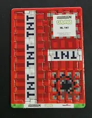 Woolworths 2025 Minecraft Cubeez #36. TNT - Cardboard Mailer