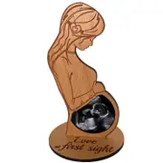 Heart's Sign Baby Ultrasound Photo Frame - Expecting Mom Gift for Pregnant Friend | Pregnant Wife Gifts From Husband | Sonogram Frame Gift for Pre...