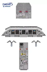 Embraer ERJ 145 Cockpit Training Poster 24in x 36in