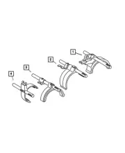 Genuine Mopar Fifth Shift Rail 5086096AB
