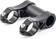 Folding Bike Stem Adjustable Double Stem 1" Handlebar Riser Adapter 25.4mm Handlebar Stem