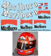 1/2 Decals for FOR MICHAEL SCHUMACHER HELMET 2000 SPONSOR TBD65