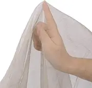 [CNPRAZ] EMF Reducing Nano Silver Fiber Mesh, Shielding Signal Radiation Protection Canopy, Durable Knitted Fabric for Mosquito Net