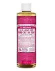 Dr Bronner's Rose Pure Castile Liquid Soap 473ml