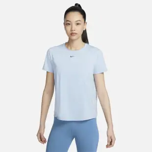 【NIKE 耐吉】短袖 上衣 T恤 機能 排汗 運動 休閒 女 AS W NK ONE CLASSIC Dri-FIT SS TOP 藍色(FN2799440)