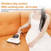 Handheld 12KPa Mattress Vacuum with 253.7nm Light & Rolling Brush