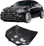 Car front hood cover Decorative frame Compatible for X6 X5 F16 F15