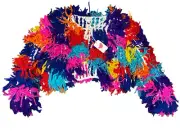 L'Atiste by Amy Women Yarn Fringe Cardigan Sweater Cover Up Top S/M New Small