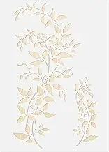 Large Vine Stencils for Painting on Wood Wall A4 Size Reusable Wall Painting Stencils Ivy Stencil Drawing Template for Furniture Canvas Wood Home Decor DIY Art Crafts